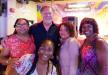 These Jersey Girls, with Open Mic host Michael Smith, had a great time at Bourbon Street: Mary, Brenda, Vivian & Frances.